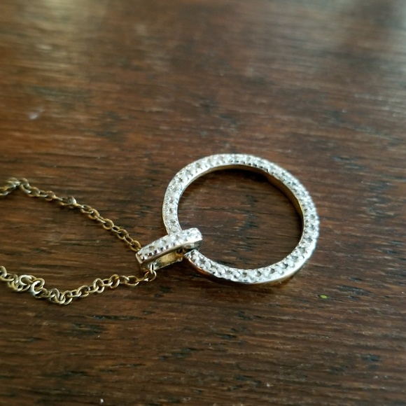 Circle necklace Vermeil Sterling Silver 925 dainty - Picture 5 of 6